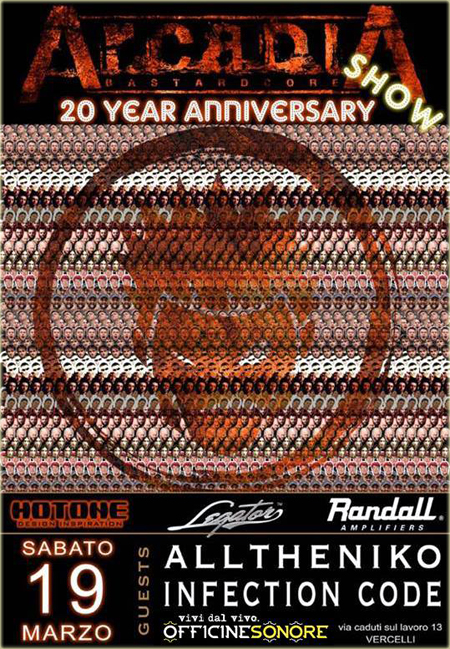 ARCADIA 20 YEAR ANNIVERSARY SHOW - 19 MARCH 2016